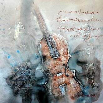 Musical Instrument oil painting